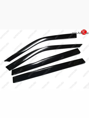 Комплект дефлекторов окон Novline Renault Kaptur (2016-2022) дорестайлинг, рестайлинг