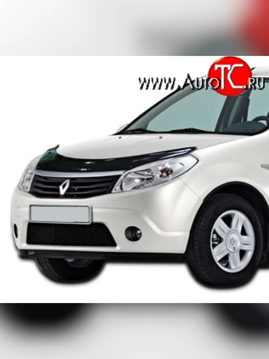 Дефлектор капота NovLine Renault Sandero Stepway 1 (2010-2014)  в Керчи Республика Крым