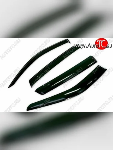 Комплект дефлекторов окон (ветровиков) 4 шт. (хетчбек) NovLine-Autofamily Renault Sandero  2 - Sandero Stepway  2