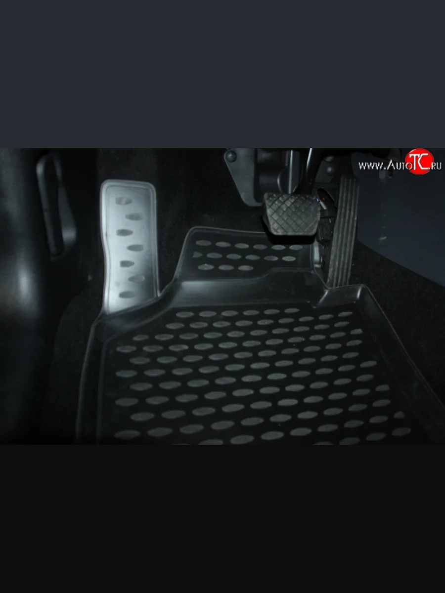 Коврики в салон Element 4 шт. (полиуретан) Seat Leon 1P хэтчбэк 5 дв. дорестайлинг (2005-2009)  с доставкой в г. Керчь