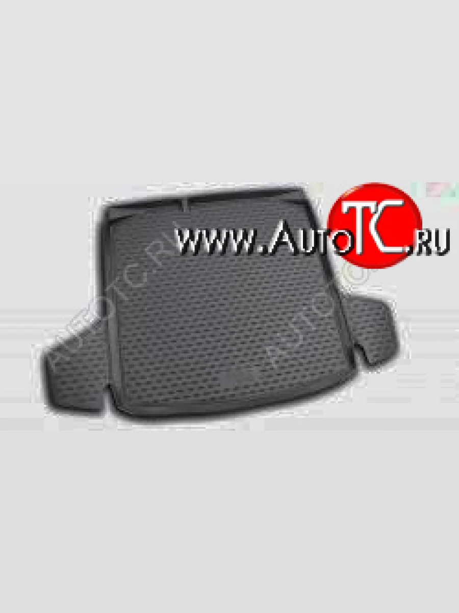Коврик багажника(полиуретан) Element  Skoda Fabia Mk2 универсал дорестайлинг (2007-2010) (Чёрный)  в Керчи Республика Крым