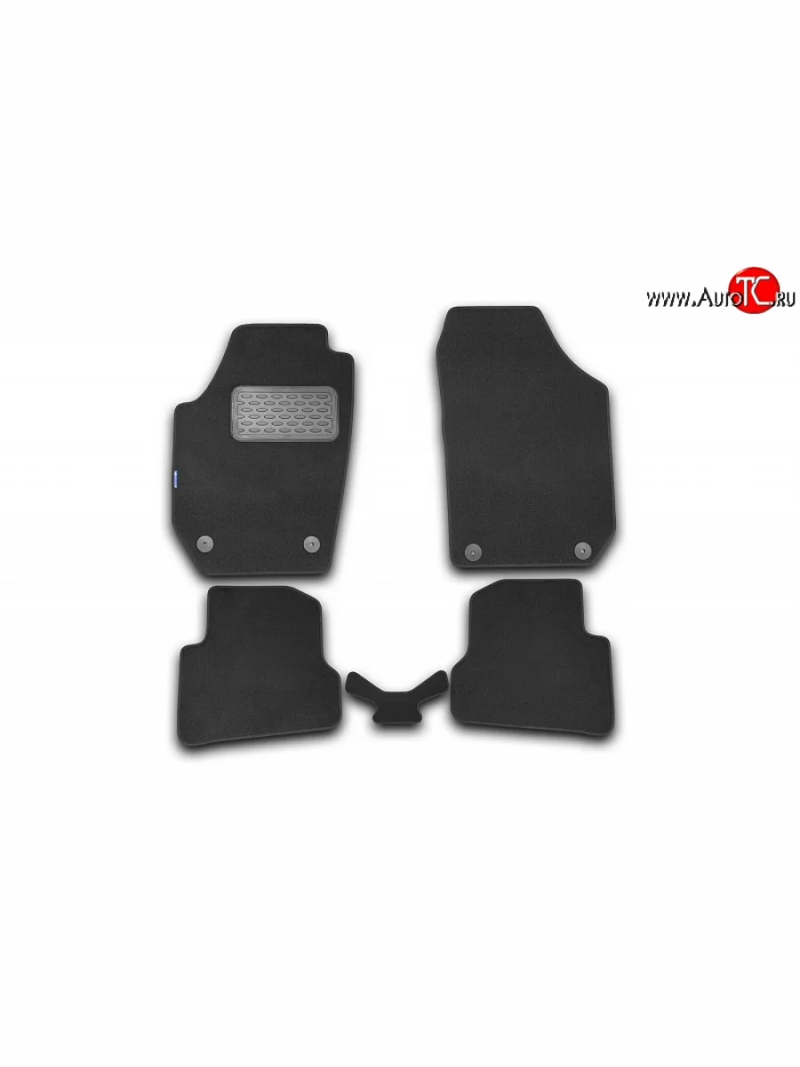 Коврик в салони Element 5 шт. (текстиль) (хетчбек) Skoda Fabia Mk2 универсал дорестайлинг (2007-2010)  с доставкой в г. Керчь