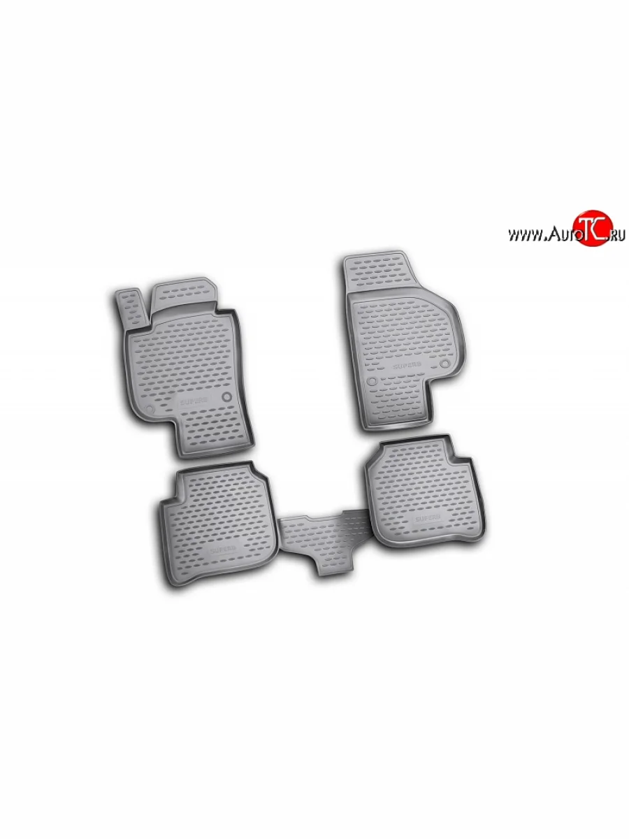Коврики в салон Element 4 шт. (полиуретан) Skoda Superb B6 (3T5) универсал доресталийнг (2009-2013)  с доставкой в г. Пермь