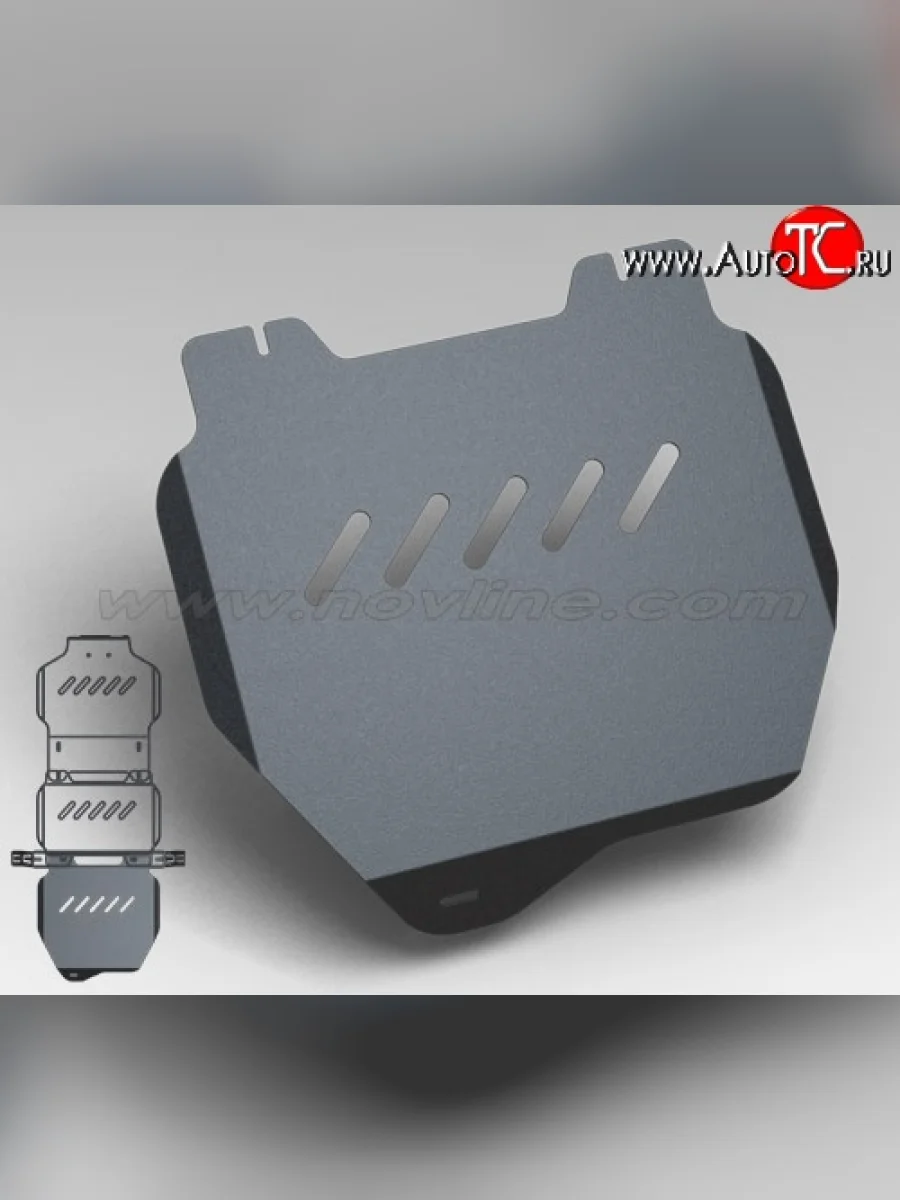 Защита коробки передач Novline (1.1/1.3, МКПП, 3 мм) Sokon Sokon (2008-2025)  с доставкой в г. Пермь