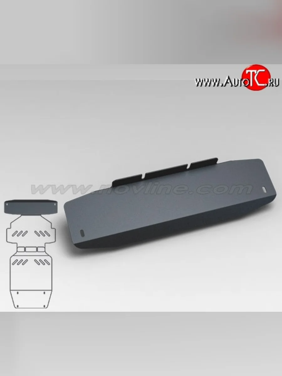 Защита редуктора Novline (2.0/2.3, МКПП/АКПП, 3 мм) SSANGYONG Actyon 1 (2006-2010)  в Керчи Республика Крым