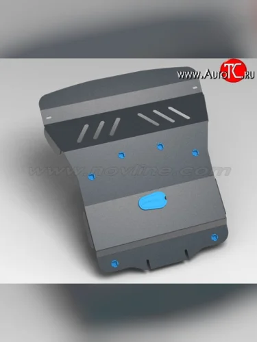 Защита картера двигателя Novline (2.7/3.2, АКПП/МКПП, 3 мм) SSANGYONG Rexton Y250 (2006-2012)