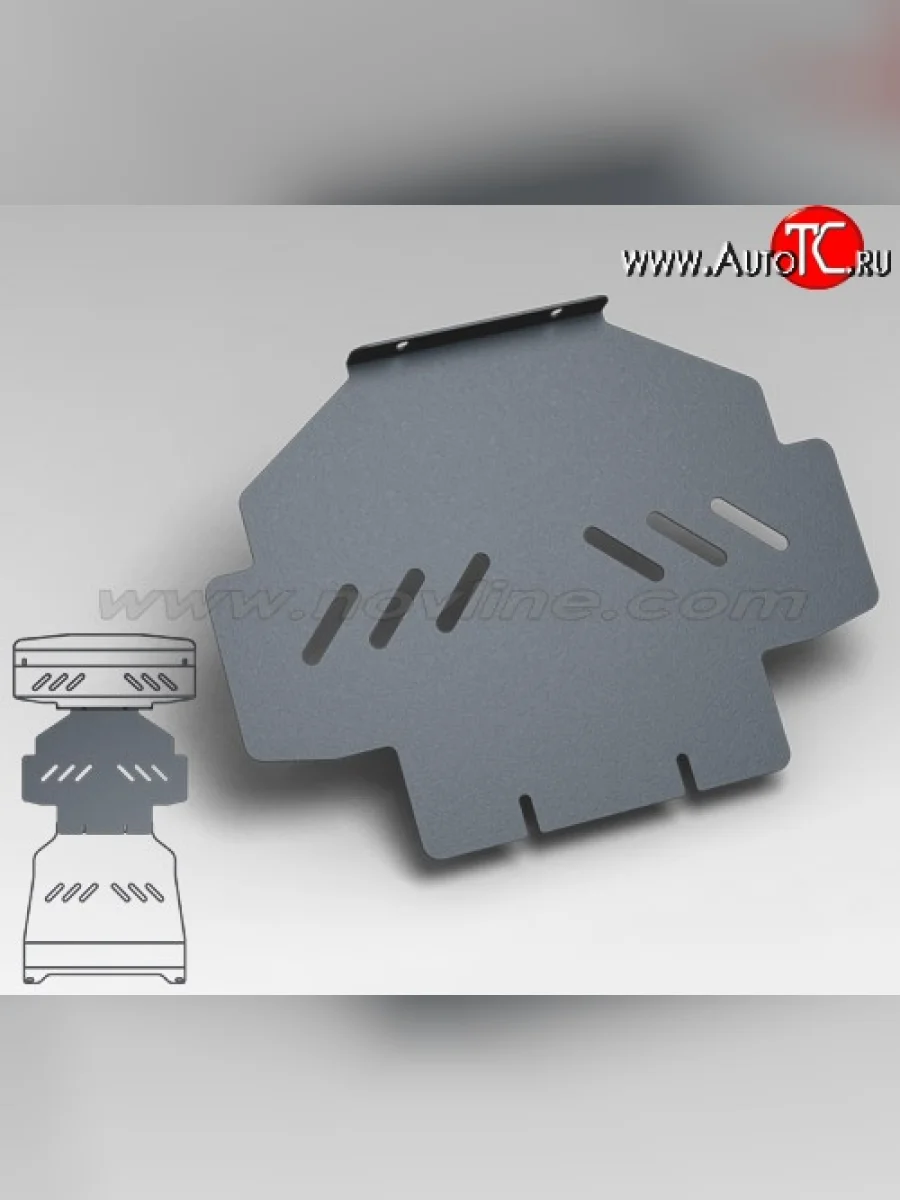 Защита картера двигателя Novline (3.2, МКПП, 3 мм) SSANGYONG Actyon 1 (2006-2010)  с доставкой в г. Керчь