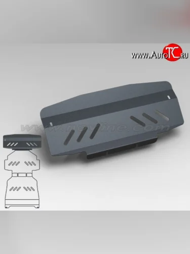 Защита редуктора Novline (3.2/2.7, МКПП/АКПП, 3 мм) SSANGYONG Rexton Y250 (2006-2012)