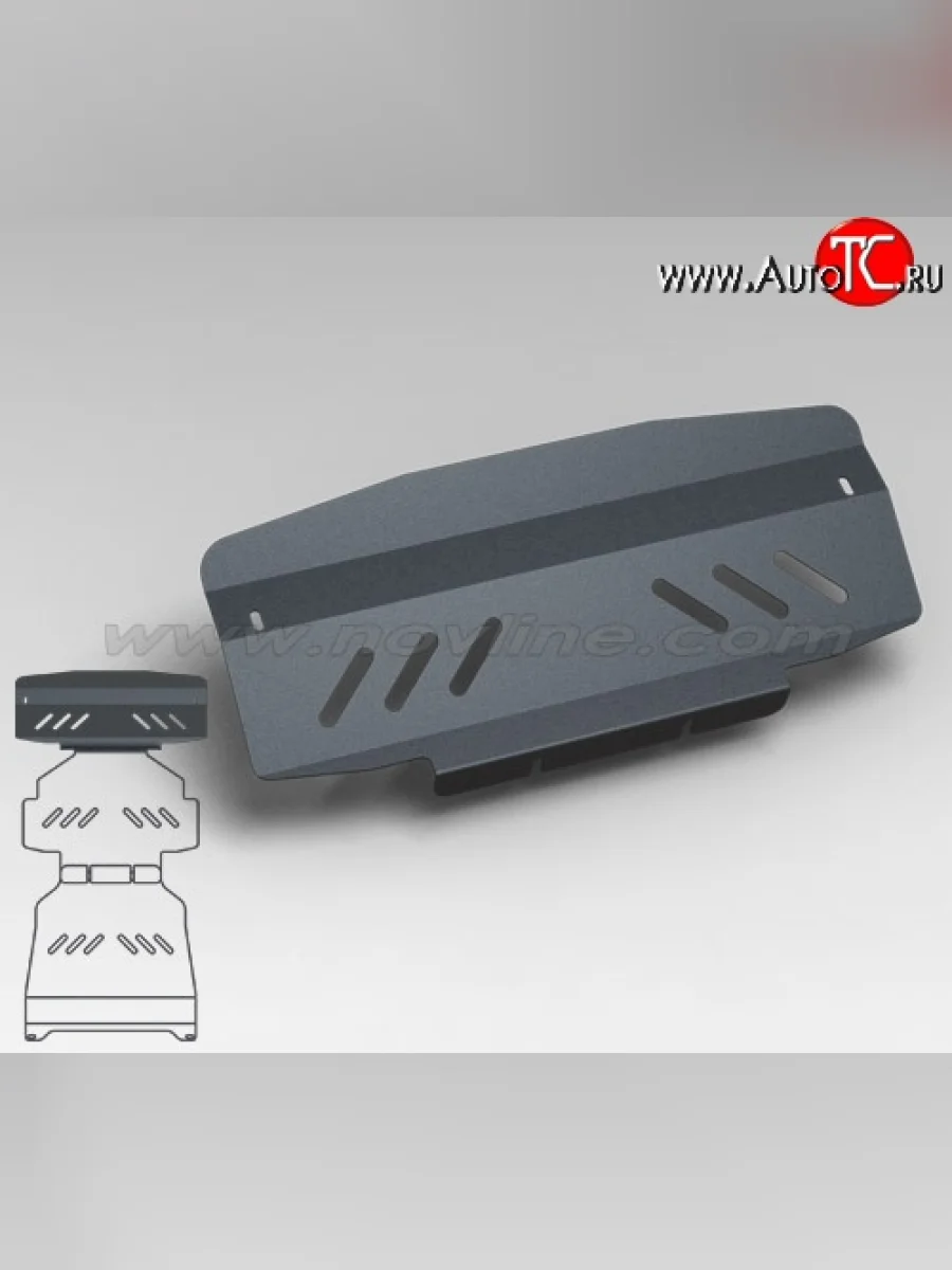 Защита редуктора Novline (3.2/2.7, МКПП/АКПП, 3 мм) SSANGYONG Rexton Y250 (2006-2012)  с доставкой в г. Пермь