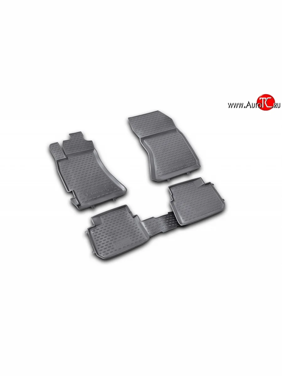 Коврики в салон Element 4 шт. (полиуретан) (2.5 XT)  Subaru Forester (2008-2013) SH  в Керчи Республика Крым