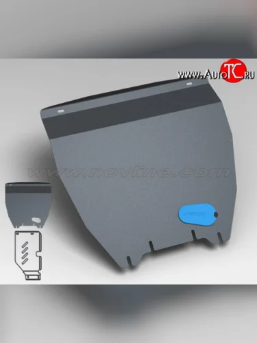 Защита картера двигателя Novline (2.0, АКПП, 3 мм) Subaru Forester SH (2008-2013)