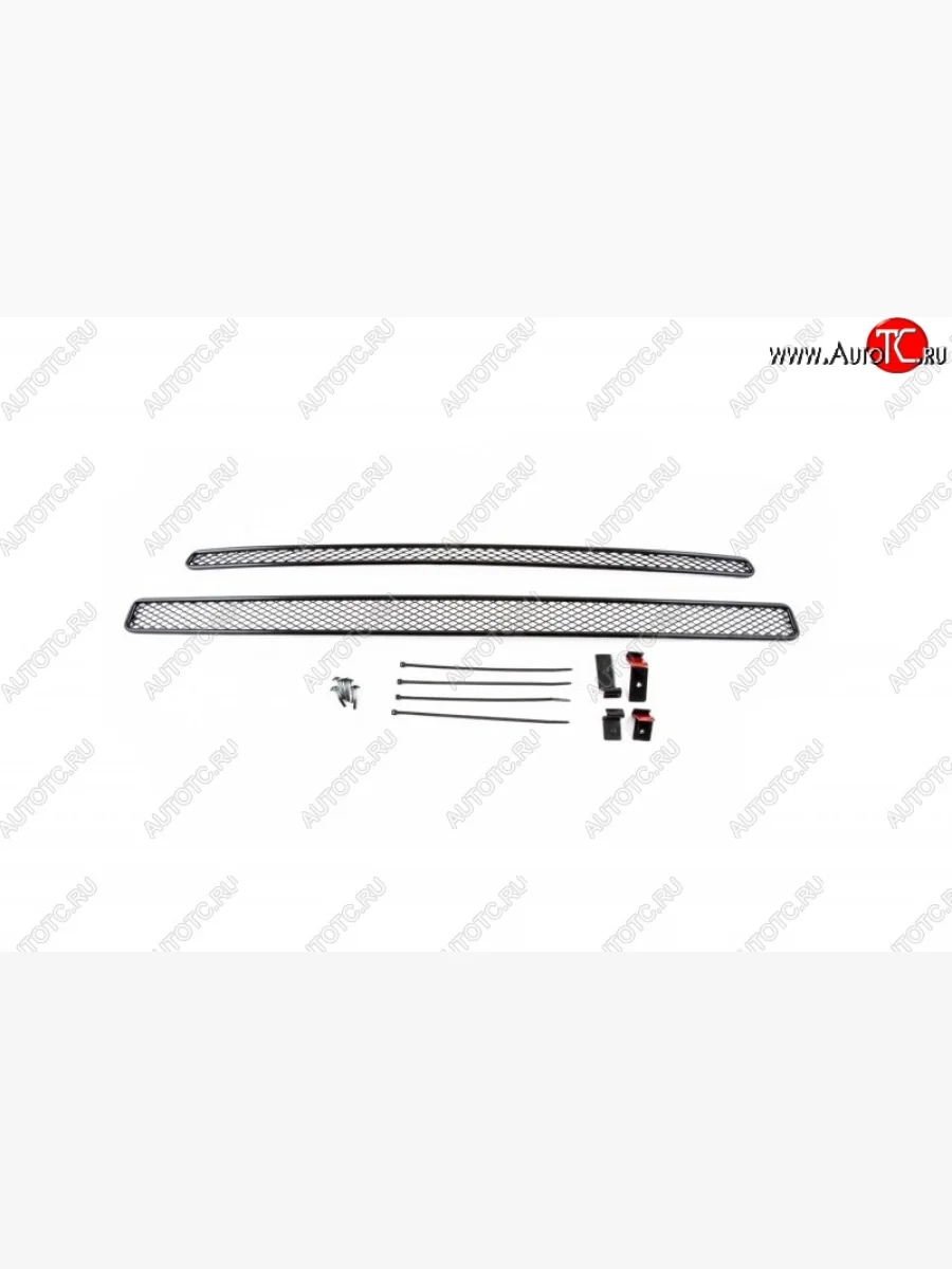 Сетка на бампер (Active Edition) Autofamily (черная) Subaru Forester SJ дорестайлинг (2012-2016) (ячейка 10 мм)  в Самаре Самарской области