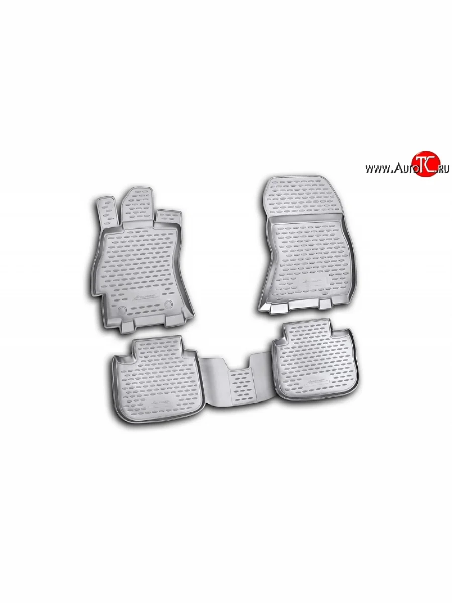Коврики в салон Element 4 шт. (полиуретан) Subaru Outback BR/B14 дорестайлинг универсал (2009-2013)  с доставкой в г. Керчь