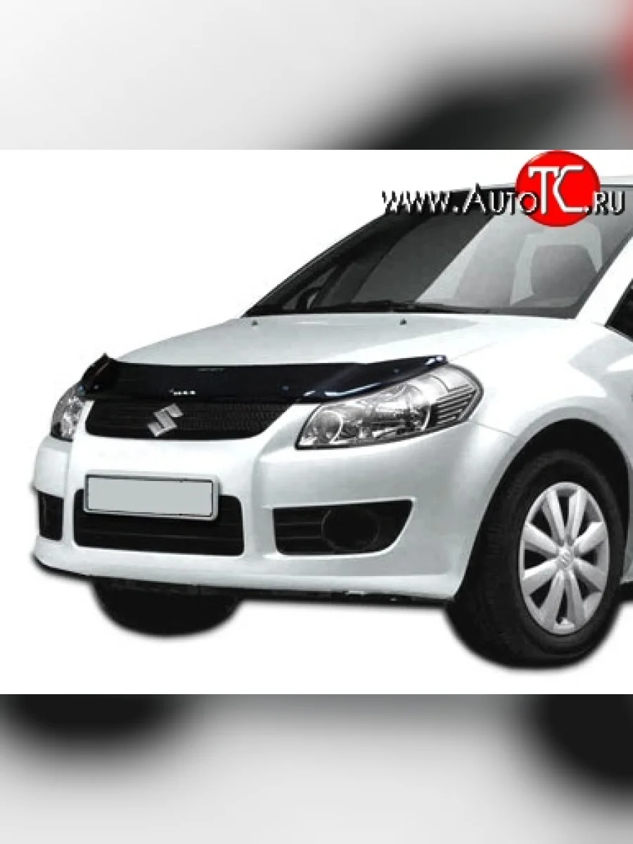 Дефлектор капота NovLine Suzuki SX4 GYA,GYB  рестайлинг, хэтчбэк (2010-2016)  в Керчи Республика Крым