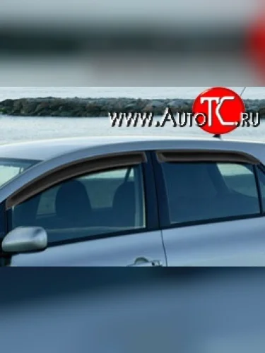 Дефлекторы окон (ветровики) Novline 4 шт Toyota Auris  E150 (2006-2010) хэтчбэк 5 дв. дорестайлинг