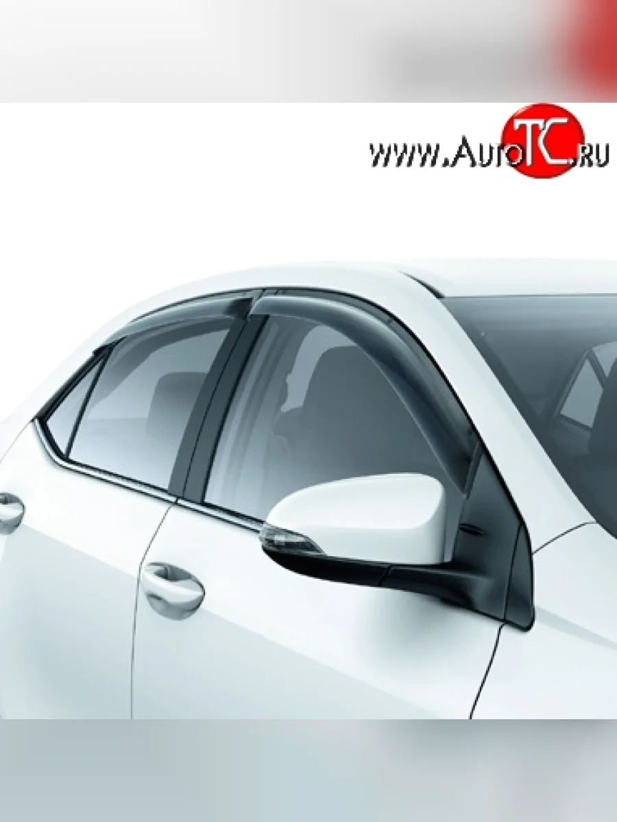 Дефлекторы окон (ветровики) 4 шт. (седан) Novline  Toyota Corolla (2013-2019) E180  в Самаре Самарской области