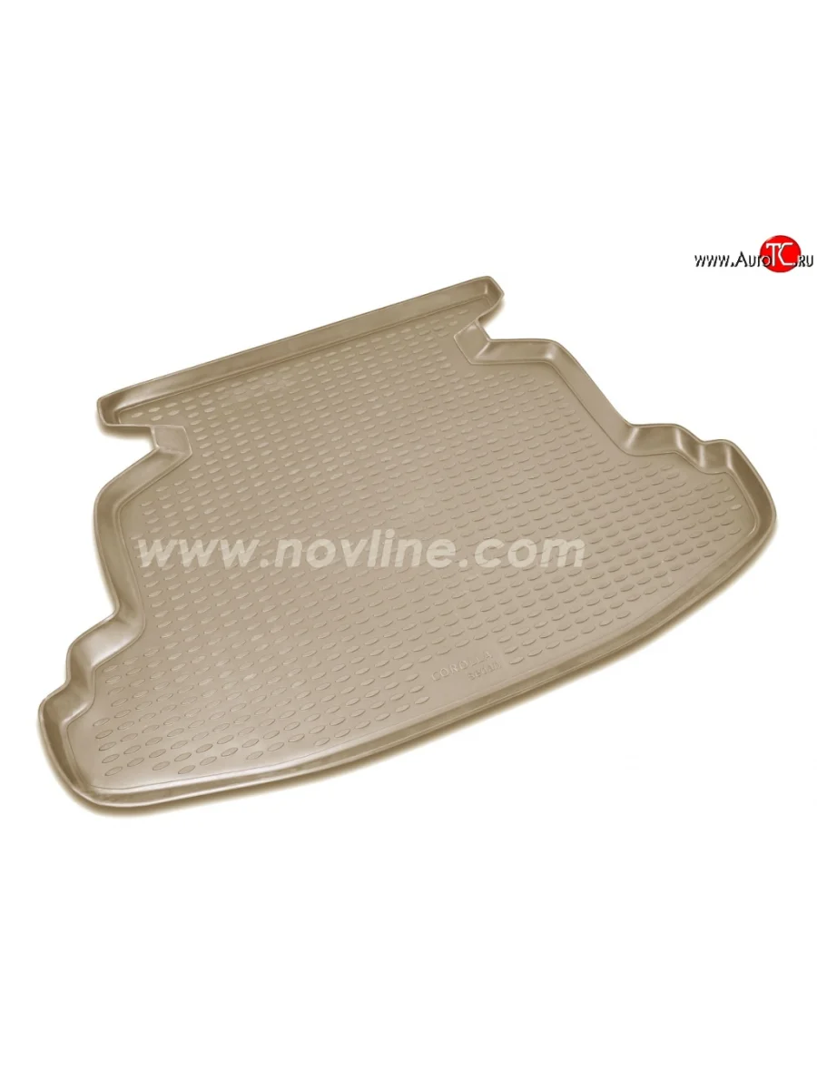 Коврик в багажник (седан) Element (полиуретан, бежевый)  Toyota Corolla (2000-2007) E120  в Керчи Республика Крым