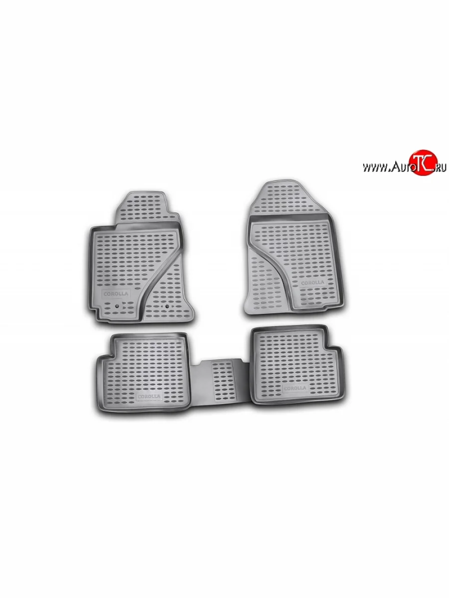 Коврики в салон Element 4 шт. (полиуретан)  Toyota Corolla (2000-2007) E120  в Керчи Республика Крым