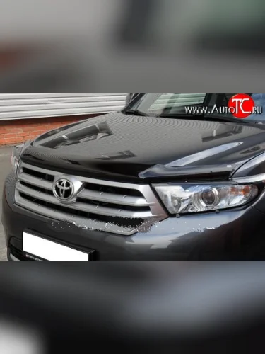 Дефлектор капота NovLine Toyota Highlander  XU40 (2010-2013) рестайлинг
