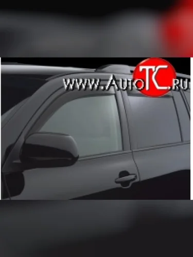 Дефлекторы окон (ветровики) Novline 4 шт Toyota Highlander  XU40 (2007-2010) дорестайлинг
