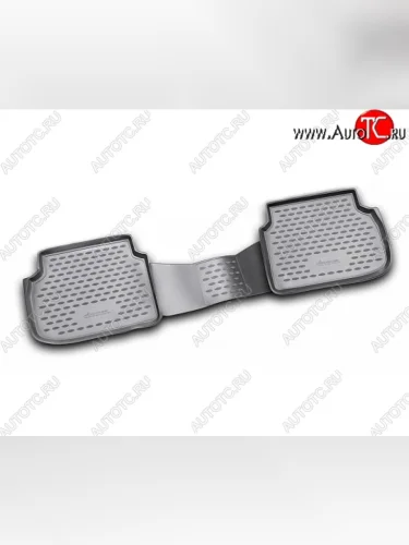 Коврики в салон (3-й ряд) Element-Autofamily 1 шт. (полиуретан) Toyota Highlander  XU50 (2013-2017) дорестайлинг