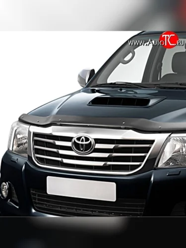 Дефлектор капота NovLine (рестайлинг) Toyota Hilux  AN20,AN30 (2011-2016)  2-ой рестайлинг
