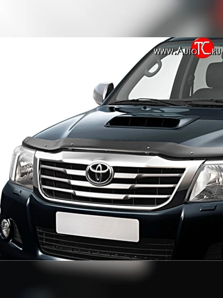 Дефлектор капота NovLine (рестайлинг)  Toyota Hilux (2011-2016) AN20,AN30  в Самаре Самарской области