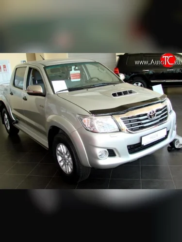 Дефлектор капота NovLine Toyota Hilux  AN20,AN30 (2011-2016)  2-ой рестайлинг