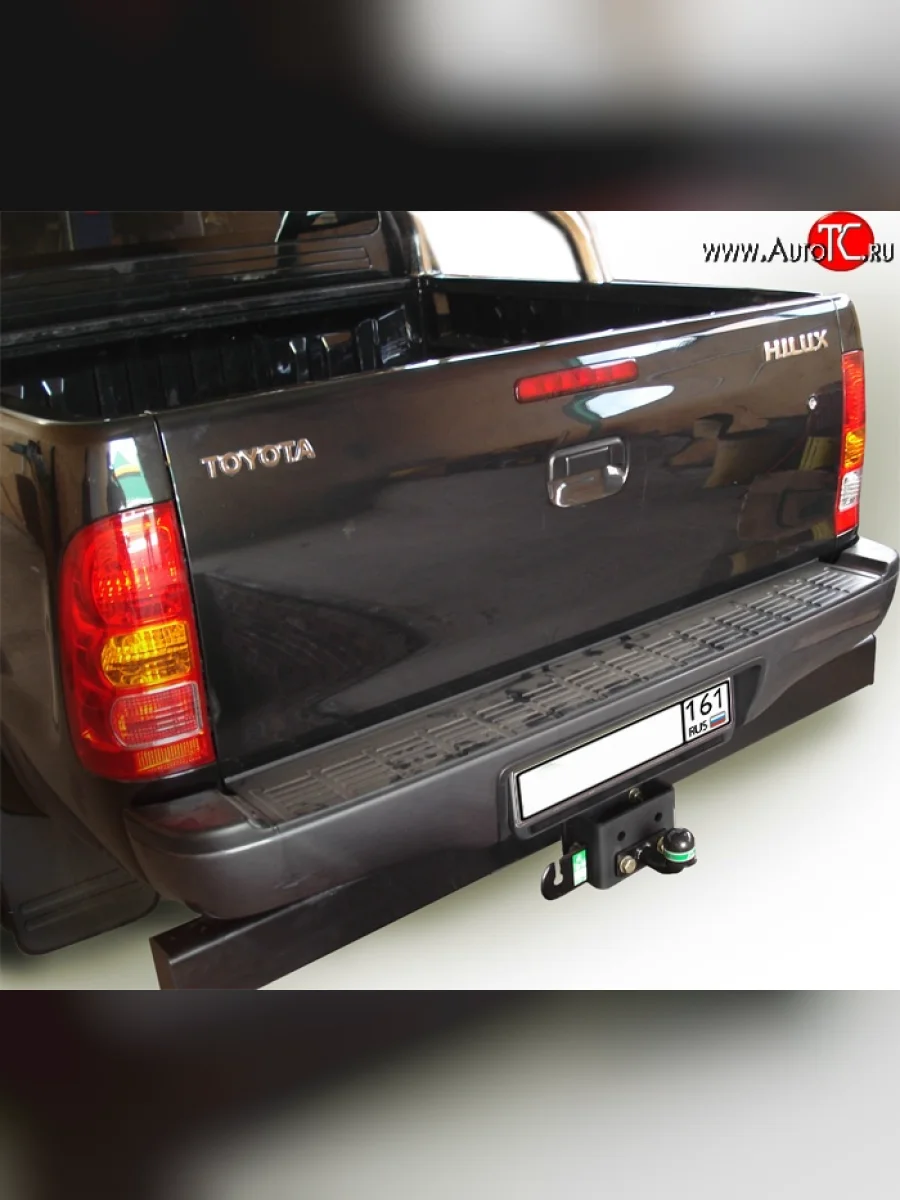 Фаркоп (double cab с усилителем бампера) NovLine Toyota Hilux AN10,AN20 дорестайлинг (2004-2008)  в Воронеже Воронежской области