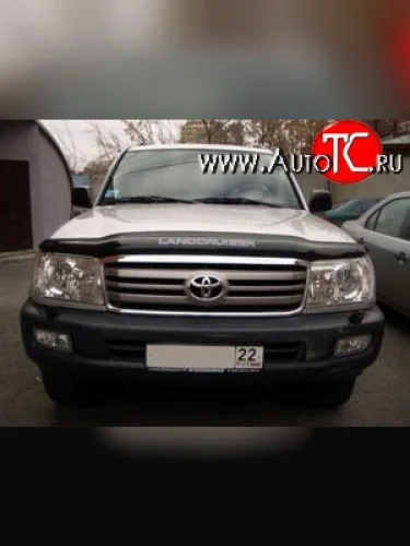 Дефлектор капота NovLine Toyota Land Cruiser ( J105,  10 100) (1998-2007) дорестайлинг, 1-ый рестайлинг, 2-ой рестайлинг