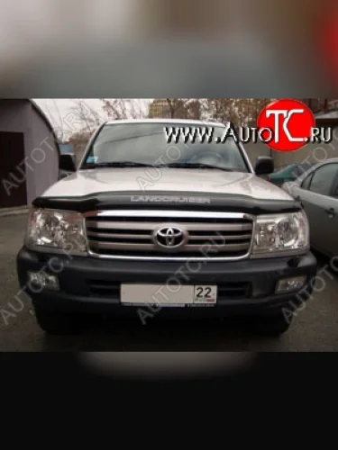 Дефлектор капота NovLine-Autofamily Toyota Land Cruiser ( J105,  10 100) (1998-2007) дорестайлинг, 1-ый рестайлинг, 2-ой рестайлинг