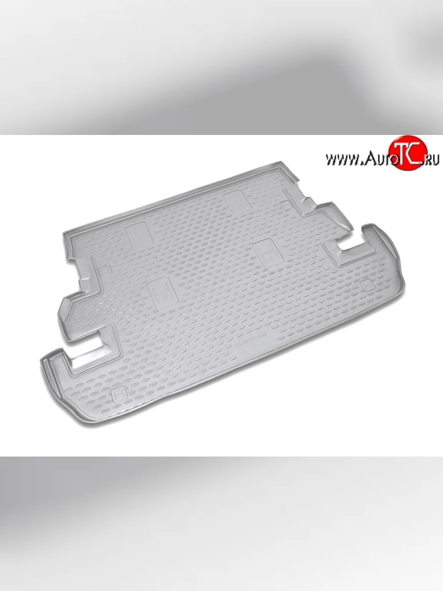 Коврик в багажник (7 мест) Element (полиуретан)  Toyota Land Cruiser (2007-2012) 200 (цвет: серый)  в Керчи Республика Крым
