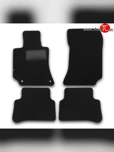 Комплект ковриков в салон 5 мест (рестайлинг) Klever 4 шт. (текстиль) Toyota Land Cruiser Prado  J150 (2009-2013) дорестайлинг