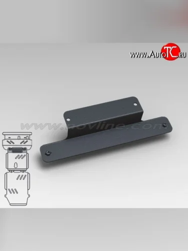 Защита картера двигателя Novline (3.5/4.0, АКПП, 3 мм) Toyota Land Cruiser Prado  J120 (2002-2009)