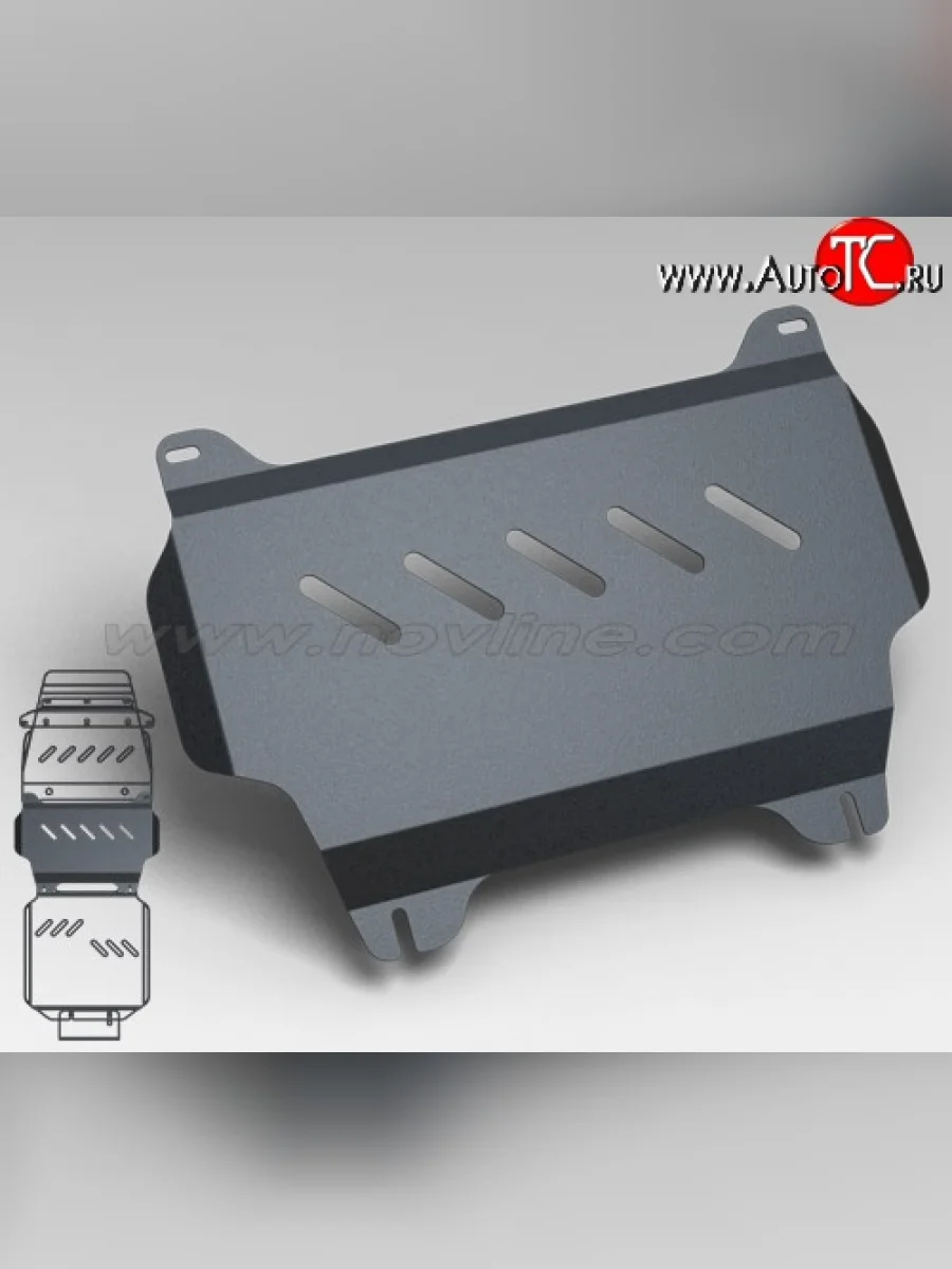 Защита картера двигателя Novline (4.5/4.7/5.7, АКПП, 3 мм) Lexus LX570 J200 дорестайлинг (2007-2012)  с доставкой в г. Керчь