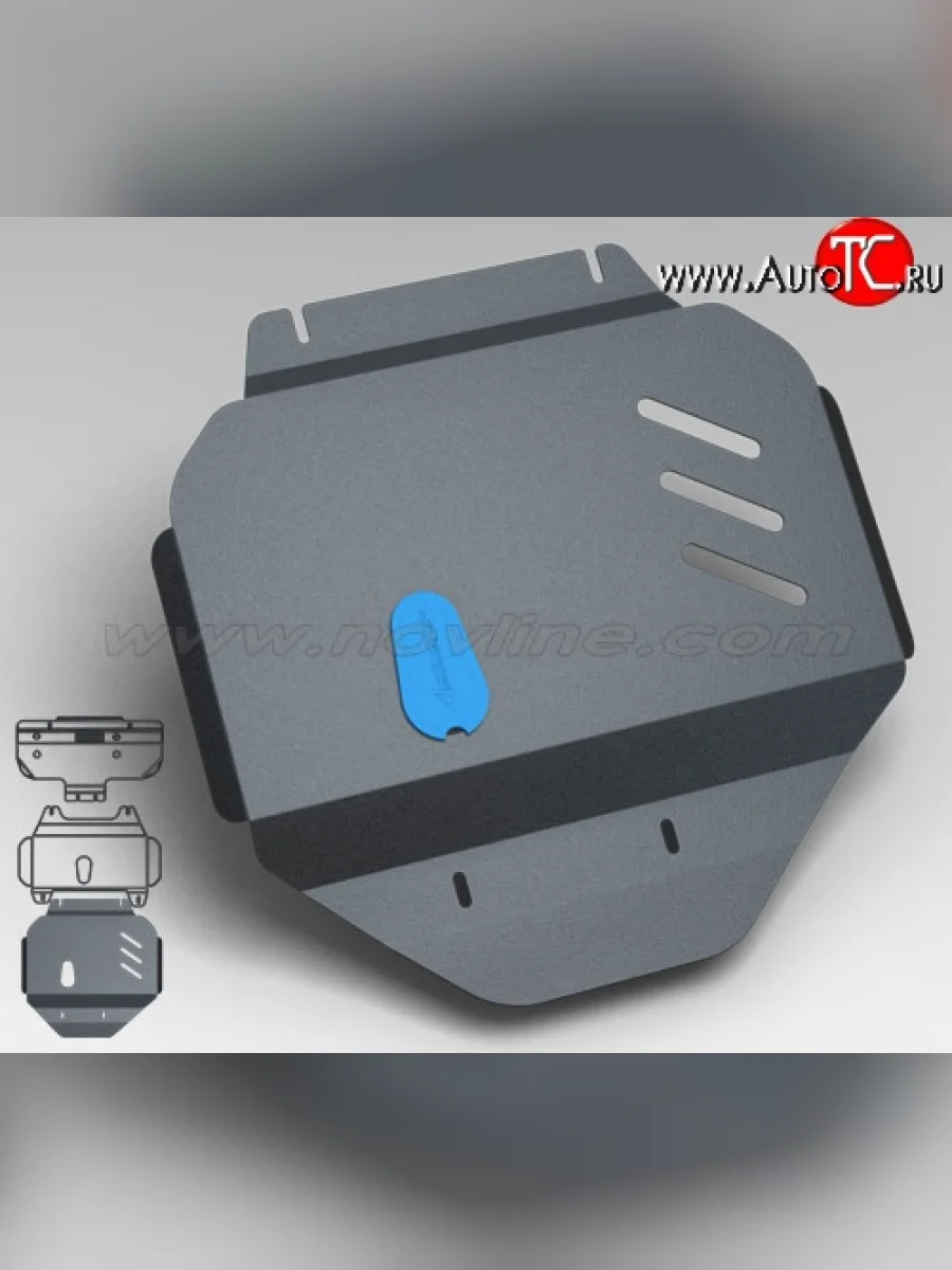 Защита коробки передач Novline (3.0/4.0/4.6, АКПП, 3 мм)  Lexus GX460 (2009-2013), Toyota Land Cruiser Prado (2009-2013)  в Самаре Самарской области