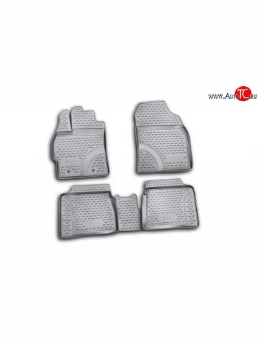 Комплект ковриков в салон Element 4 шт. (полиуретан) Toyota Prius ( XW30,  Alfa лифтбек) (2009-2015) дорестайлинг, рестайлинг