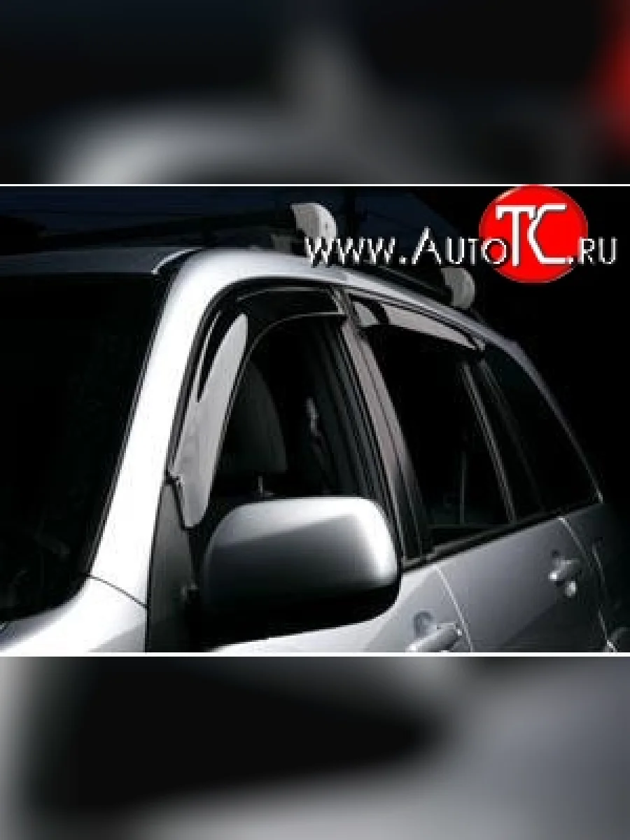 Дефлекторы окон (ветровики) Novline 4 шт  Chery Tiggo T11 (2005-2013), Toyota RAV4 (2000-2003)  в Перми Пермском крае