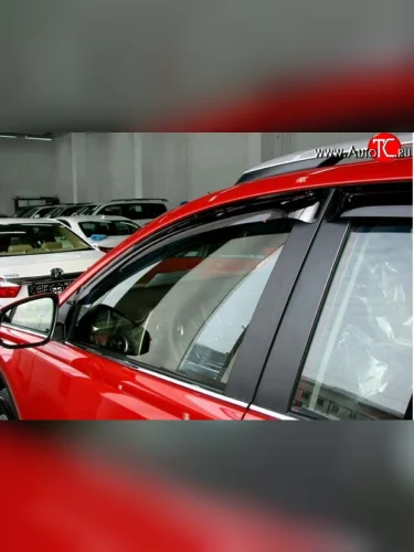 Дефлекторы окон (ветровики) Novline 4 шт. Toyota RAV4  XA40 (2012-2015) 5 дв. дорестайлинг