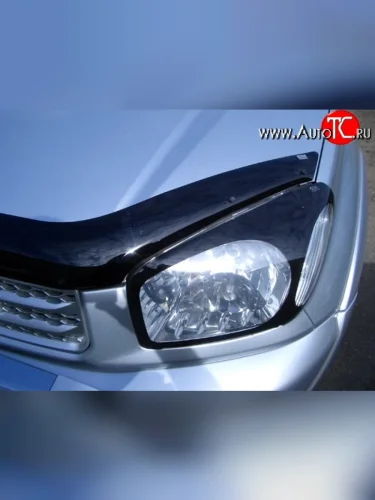 Защита передних фар NovLine (очки) Toyota RAV4  XA305 (2005-2009) 5 дв. дорестайлинг