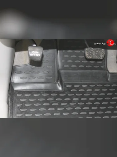 Коврики в салон Element 4 шт. (полиуретан) (Серые) Toyota Sienna  XL20 (2003-2006) дорестайлинг