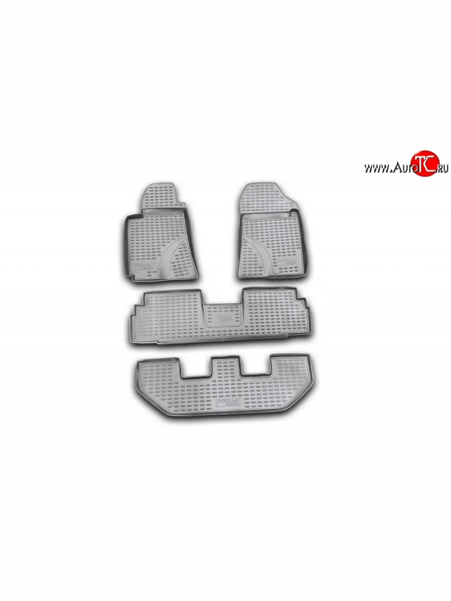 Коврики в салон Element 4 шт. (полиуретан)  Toyota Corolla Verso (2004-2009) AR10  в Керчи Республика Крым
