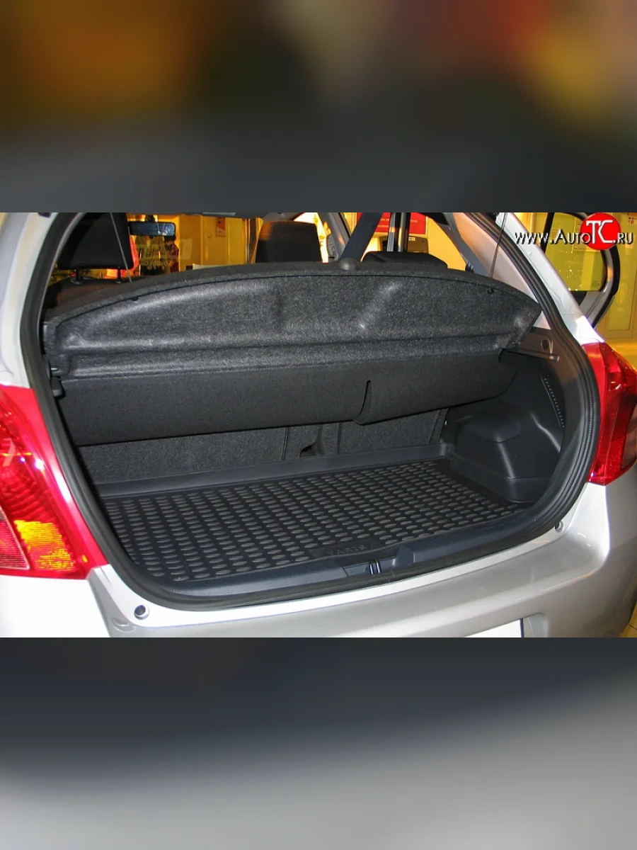Коврик в багажник Element (полиуретан) (хетчбек)  Toyota Yaris (2005-2010) XP90  в Керчи Республика Крым