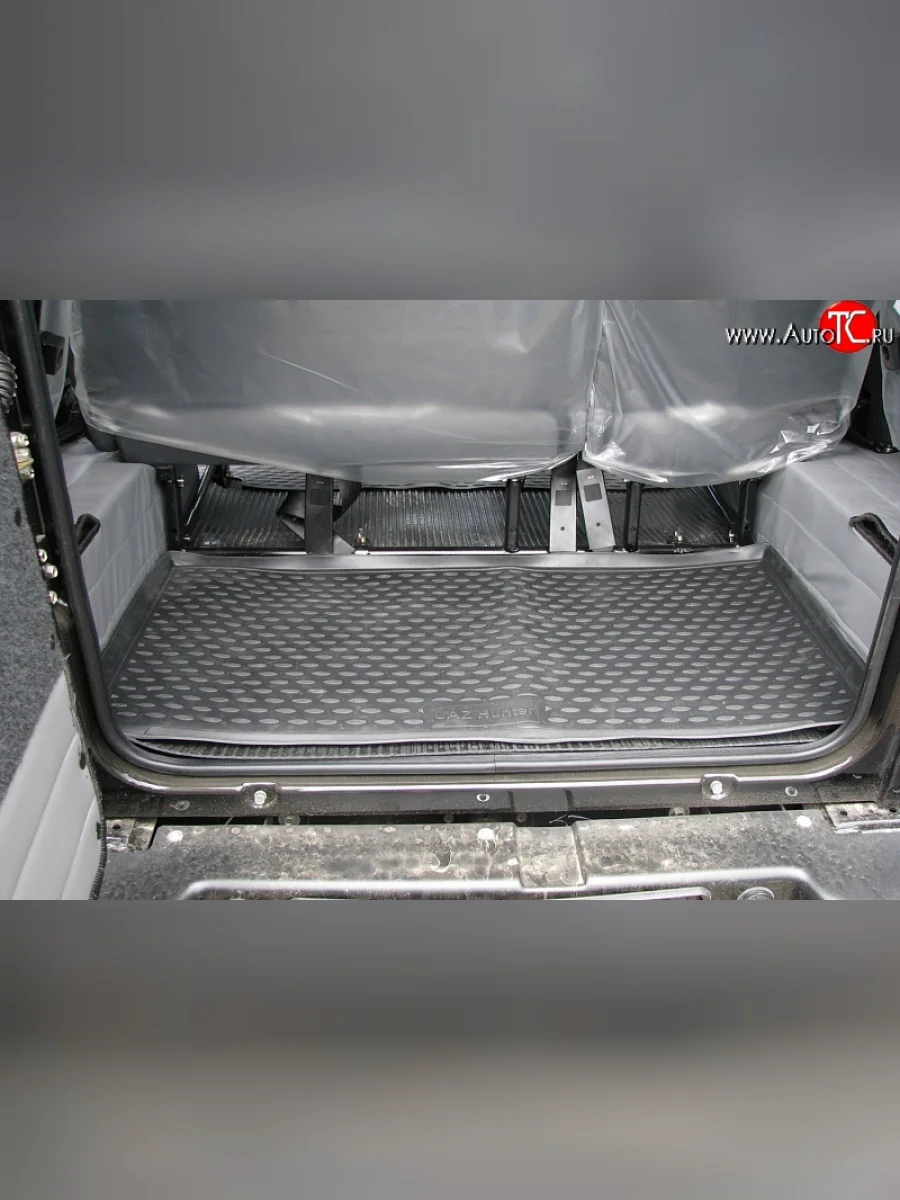 Коврик в багажник Element (полиуретан, серый) Уаз 315195 Хантер (2003-2025)  в Керчи Республика Крым