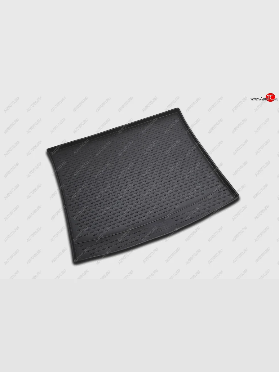 Коврик в багажник (полиуретан) Element Volkswagen Caddy 2K дорестайлинг (2003-2010) (Чёрный)  в Керчи Республика Крым