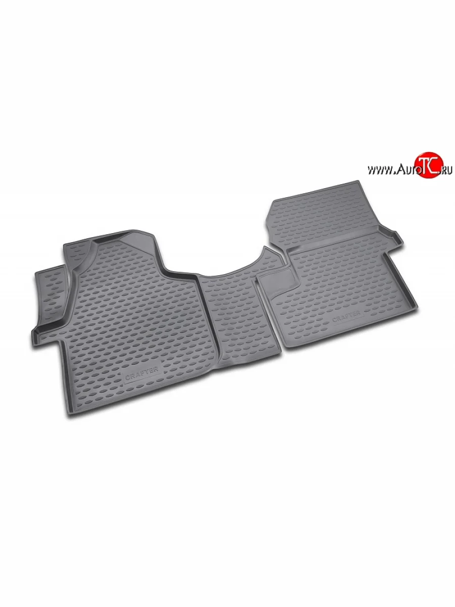 Коврики в салон Element 2 шт. (полиуретан)  Volkswagen Crafter (2006-2017) 1  в Керчи Республика Крым