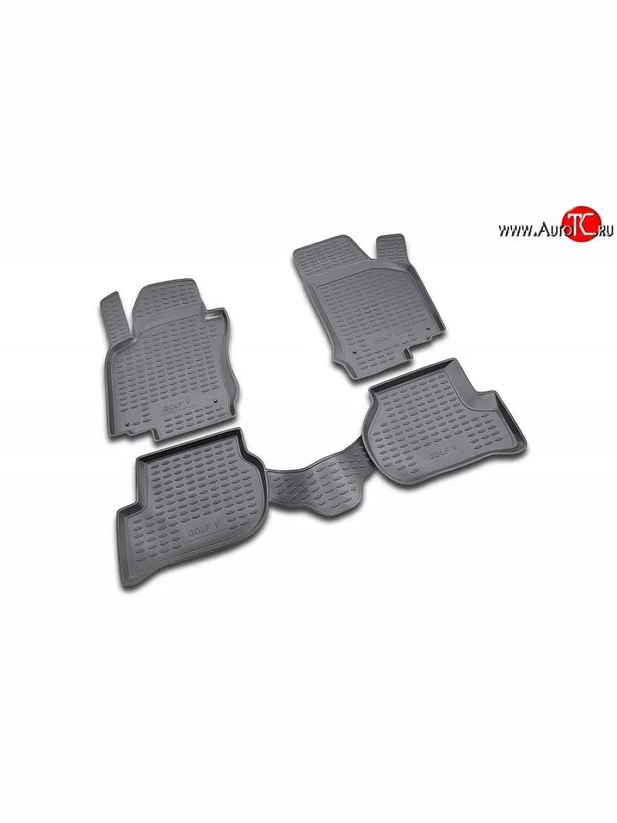 Коврики в салон Element 4 шт. (полиуретан)  Volkswagen Golf (2003-2009) 5 Mk5  в Самаре Самарской области