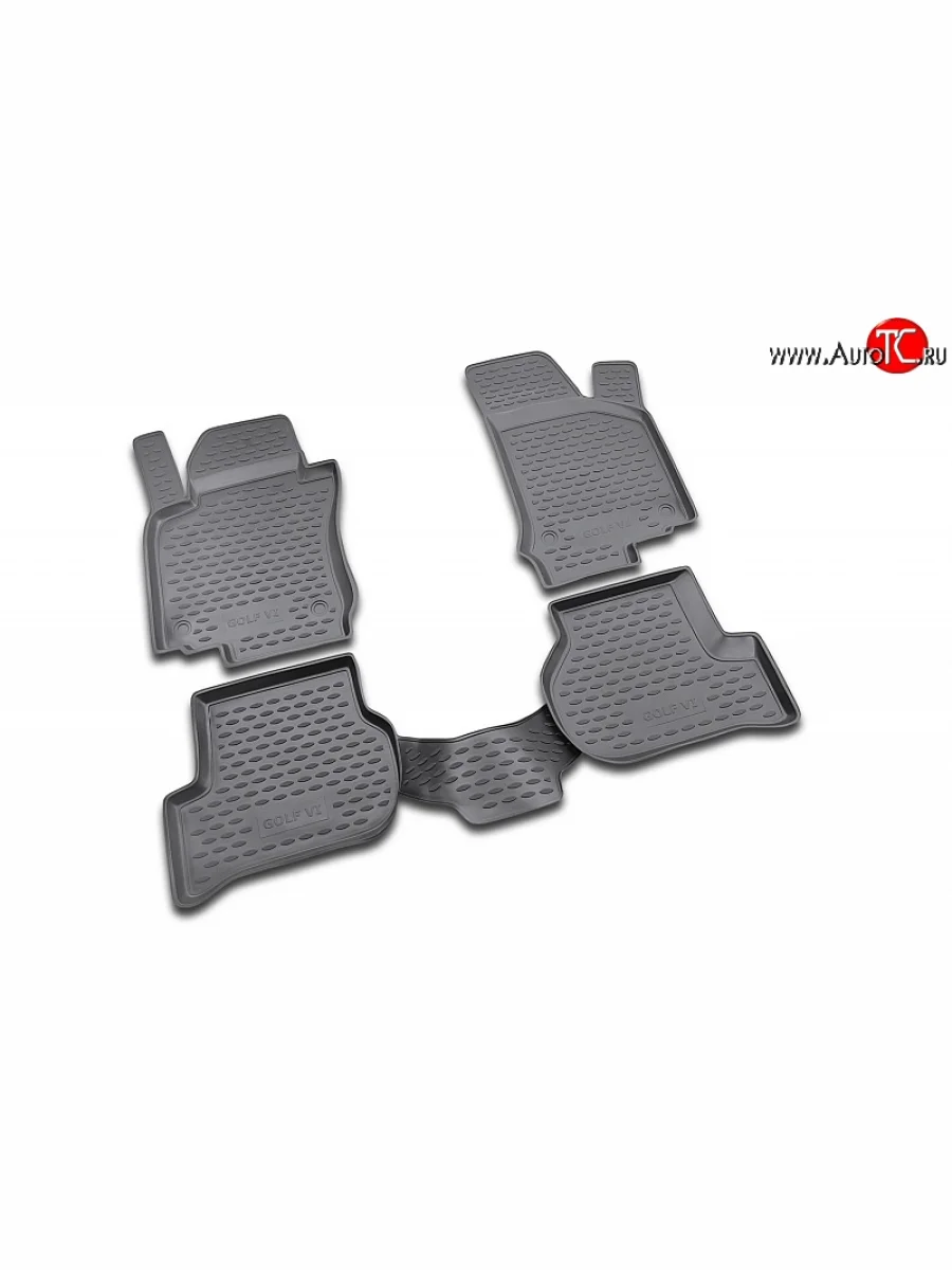 Коврики в салон Element 4 шт. (полиуретан) Volkswagen Golf 6 Mk6 хэтчбэк 5 дв. (2008-2014)  в Самаре Самарской области