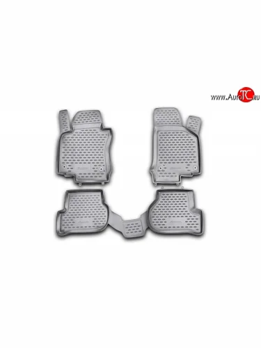 Комплект ковриков в салон (хетчбек, без подлок.) Element 4 шт. (полиуретан) Volkswagen Golf  6 Mk6 (2008-2014) хэтчбэк 5 дв.