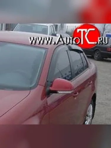 Дефлекторы окон (ветровики) Novline 4 шт Volkswagen Jetta  A5 (2005-2011) седан